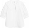 MANGO Siena blouse met Peter Pan-kraag en pofmouw online kopen