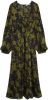 Mango Bico midi jurk van satijn met rugdecollet&#xE9; online kopen
