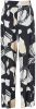Mart Visser high waist wide leg palazzo broek Corby met grafische print zwart/beige/ecru online kopen
