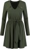 NIKKIE jurk Suzy Utility met ceintuur groen online kopen
