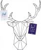 Present Time Decoratieve objecten Memo rack Linea Deer black Zwart online kopen