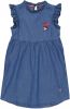 Quapi Girls A lijn jurk Mace met borduursels blue denim online kopen