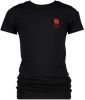 VINGINO ! Jongens Shirt Korte Mouw -- Zwart Katoen/elasthan online kopen