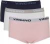 Vingino ! Meisjes 3-pack Hipster Maat 152 Diverse Kleuren Katoen/elasthan online kopen