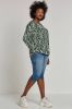Zizzi Capri jeans met elastische plooi aan de voetzoom online kopen