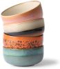 HKliving Dessert bowls Sirius 70's keramiek set van 4 online kopen