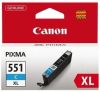 Canon inktcartridge CLI-551C-XL cyaan op blister, 695 pagina's OEM: 6444B004 online kopen