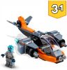 Lego 31111 Creator 3in1 Cyberdrone Bouwset met Cybermecha en Scooter met Robot Minifiguur, Ruimtespeelgoed vanaf 6 Jaar online kopen