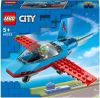Lego 60323 City Stuntvliegtuig, Speelgoed Vliegtuig met Minifiguur van Piloot, Cadeau idee voor Kinderen vanaf 5 Jaar online kopen