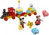 Lego 10941 DUPLO Disney Mickey & Minnie Verjaardagstrein Peuterspeelgoed met Taart en Ballonnen, Cadeau, Kinderen van 2+ Jaar online kopen