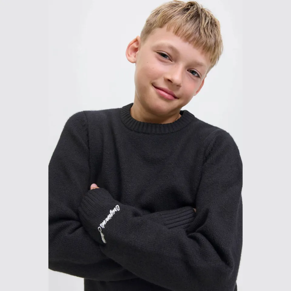 Jack & Jones JUNIOR pullover zwart, foto 4