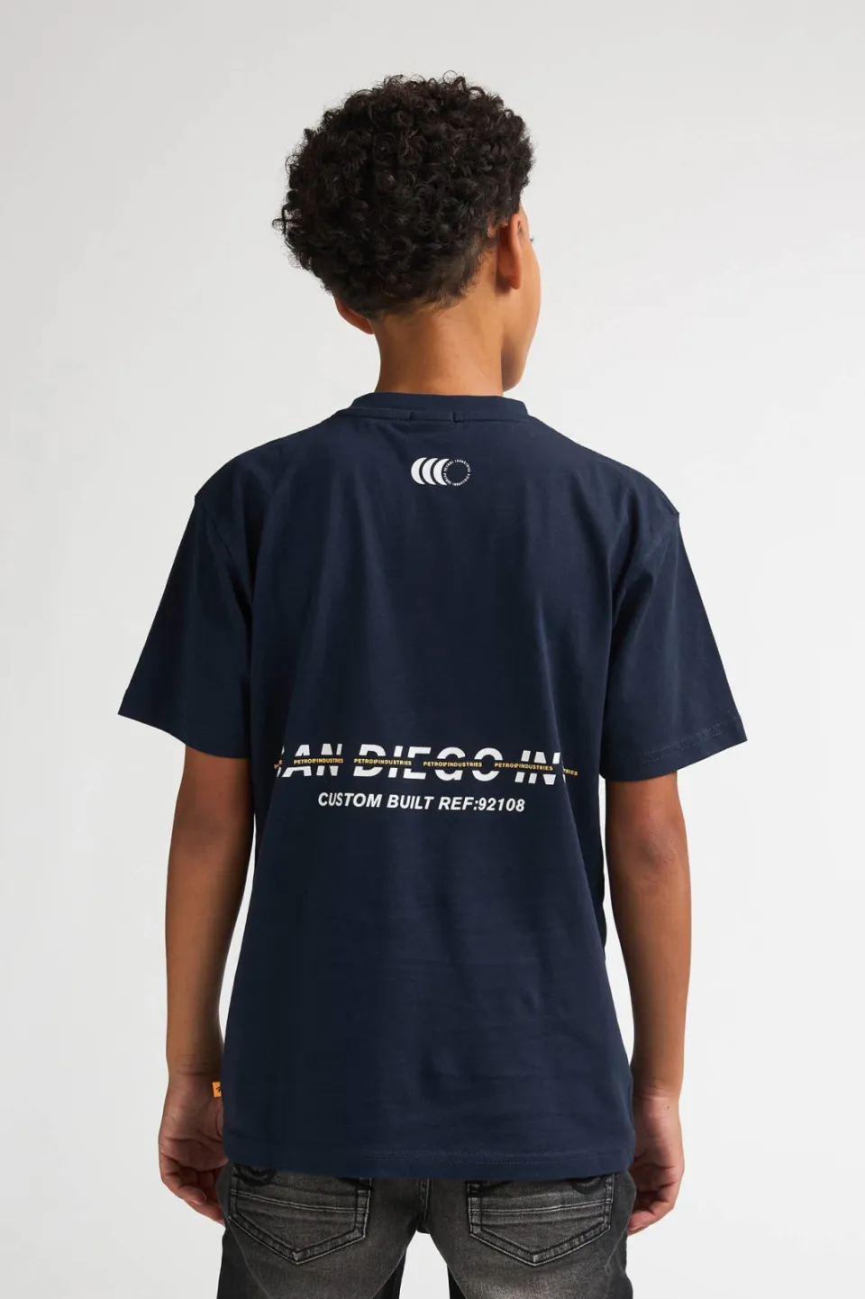 Petrol Industries T-shirt met backprint donkerblauw, foto 7