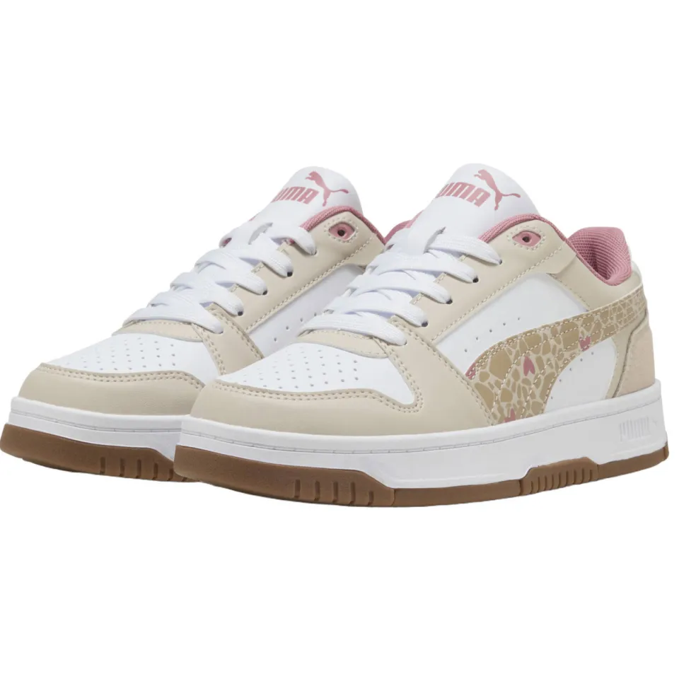 Puma Rebound Slam Lo sneaker wit beige, foto 3
