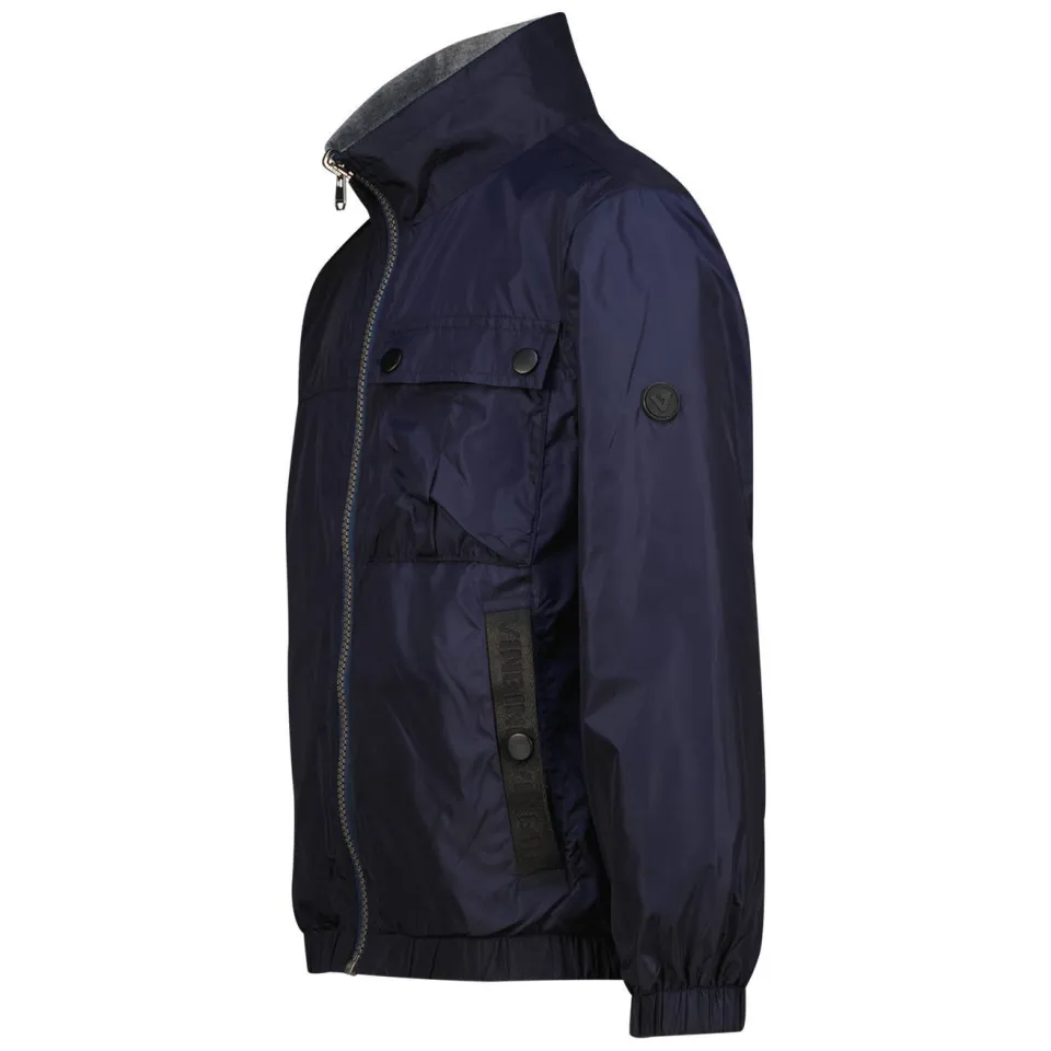 Vingino Teylor reversible jas donkerblauw donkerblauw/grijs, foto 5