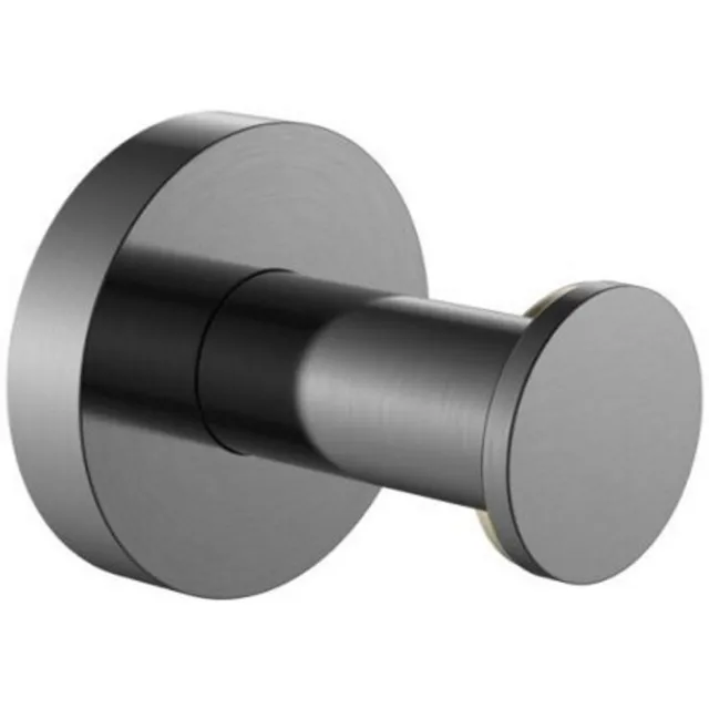 Sanilux Handdoekhaak Sanilux Mia Rond Gunmetal (Per Stuk)