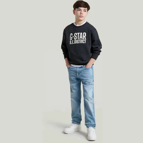 G-Star sweater met tekst - donkerblauw, foto 3