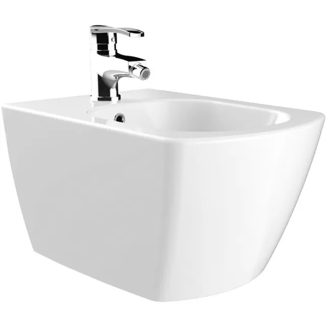 Boss & Wessing Bidet BWS Vidia Keramiek Glanzend Wit (Excl kraan)
