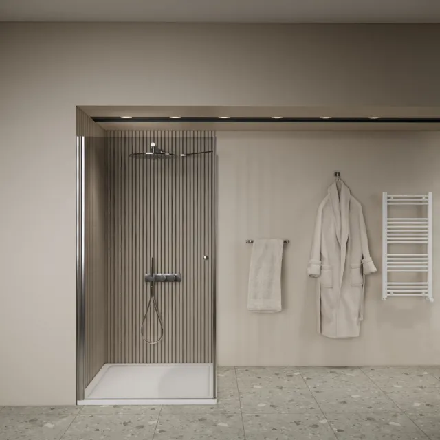 Boss & Wessing Douchecabine | BWS Gusma | 1 Deur | 80x80x190 cm | Chroom Boss & Wessing