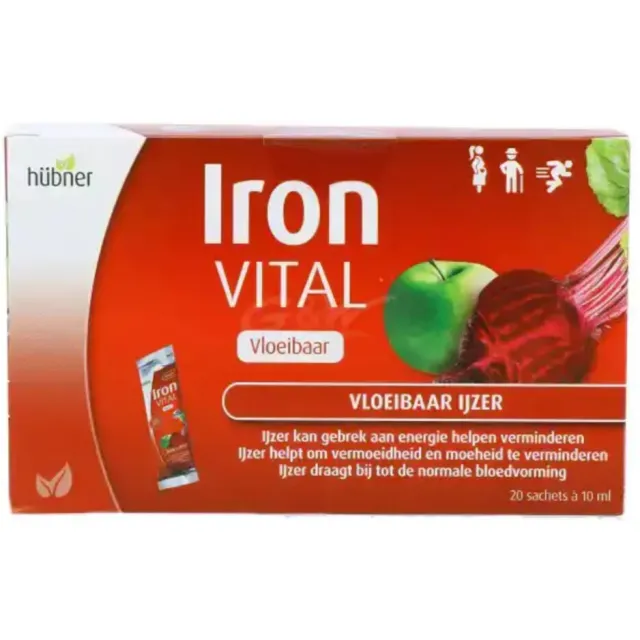 Hubner IJzer Iron Vital F Vloeibaar 20 sachets