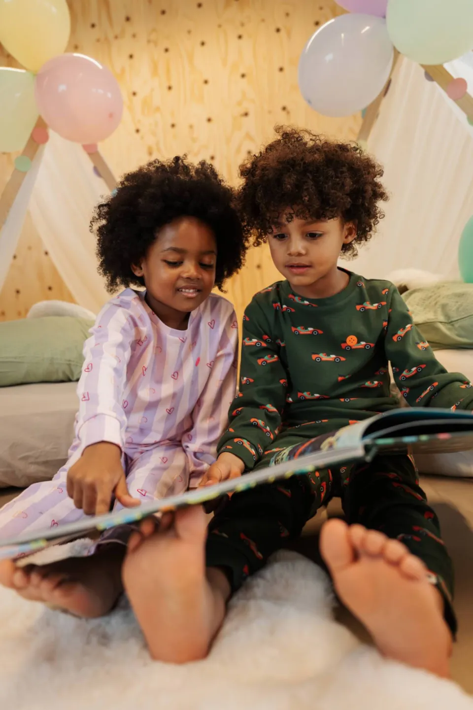 Stains&Stories pyjama met print groen