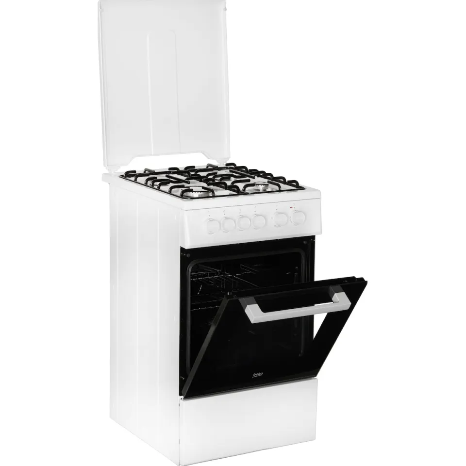 Beko FSS52001DWNL gasfornuis wit, foto 2
