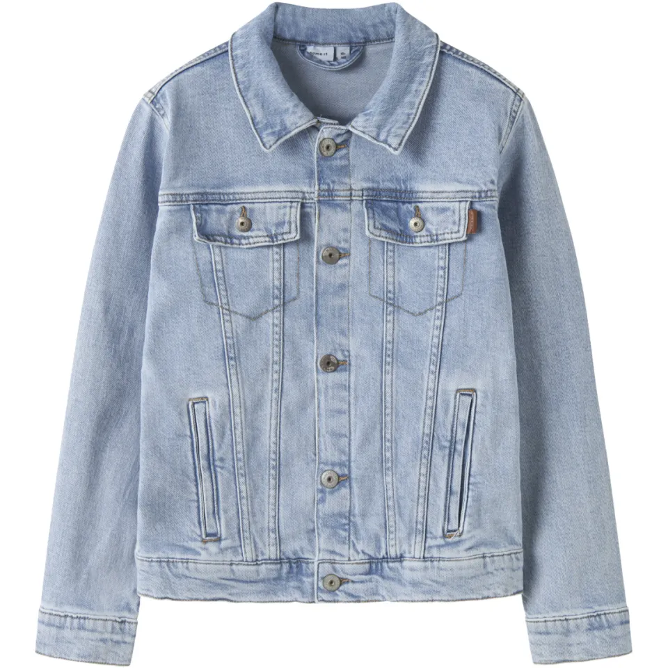 NAME IT NKMJAGGER spijkerjas lichtblauw light blue denim, foto 2