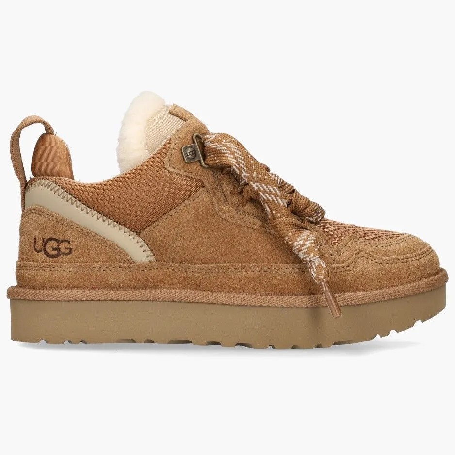 Ugg Lowmel sneakers chestnut bruin, foto 4