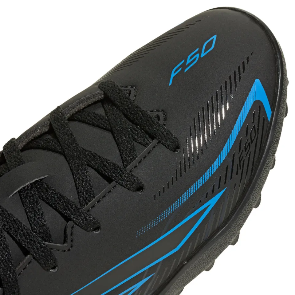 Adidas Performance F50 Hyperfast Club junior voetbalschoenen - zwart/blauw, foto 6