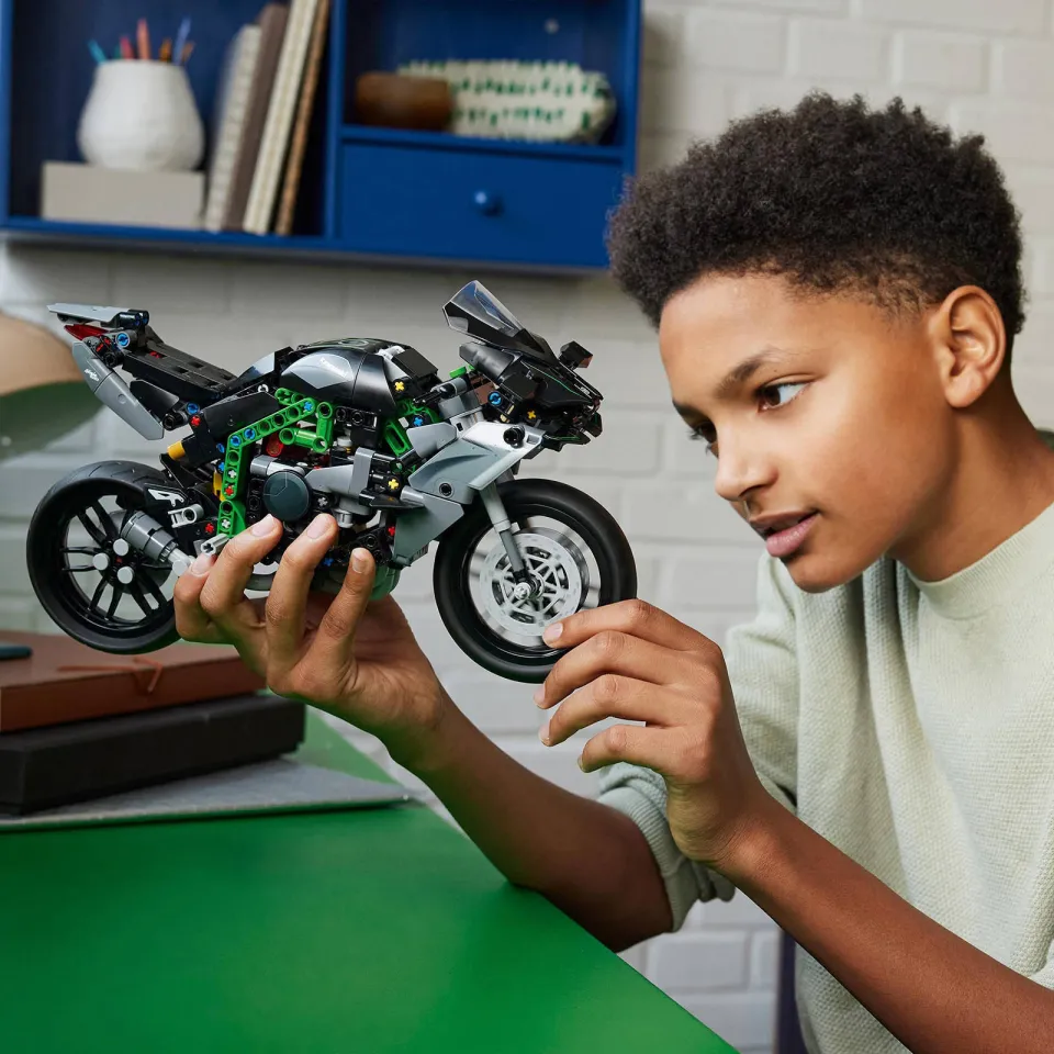 Lego Technic Kawasaki Ninja H2R motor Speelgoed Bouwpakket voor Kinderen en Tieners 42170 kawasaki ninja h2r motor 42170, foto 4