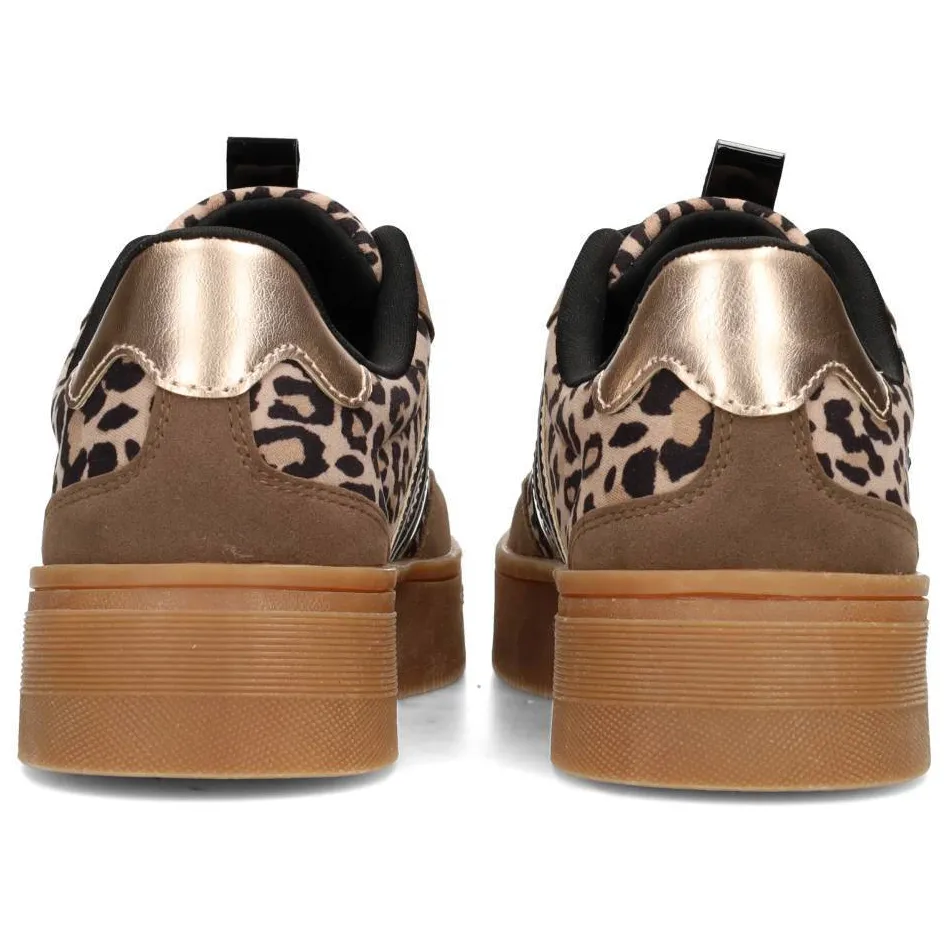 POSH by Poelman Poelman LILY lage sneaker bruin, foto 4