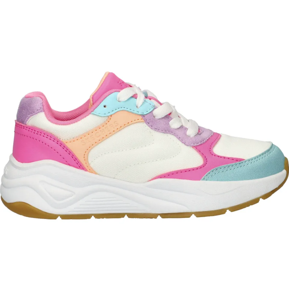 Skechers Nova Jogger chunky sneakers wit/roze, foto 5