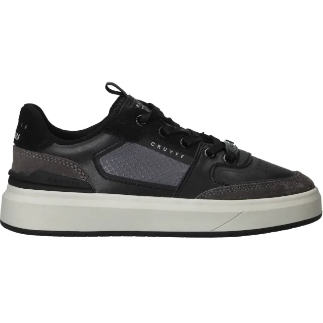 Cruyff Endorsed Tech Pinstripe sneakers zwart grijs zwart / grijs