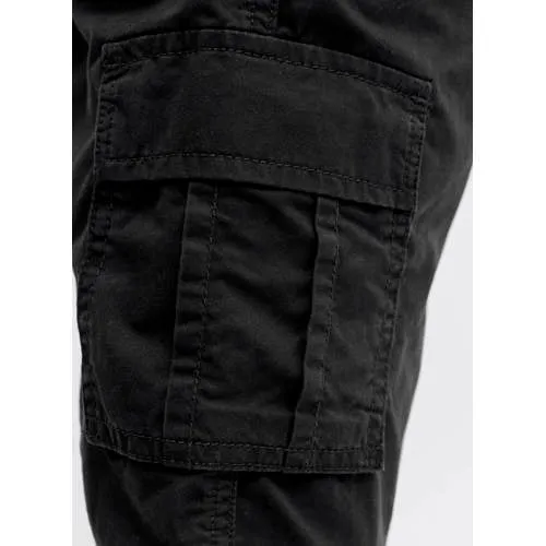JJ Rebel relaxed cargoshort zwart, foto 6