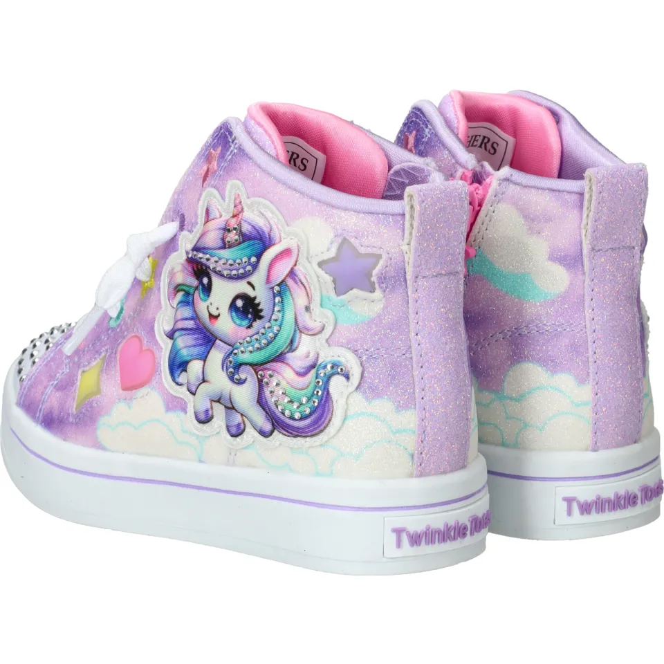 Skechers Twi-Lites 2.0 hoge sneaker lila, foto 6