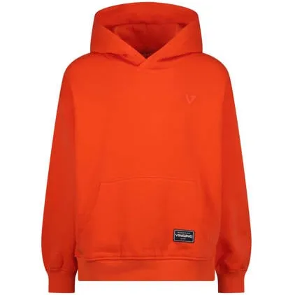 Vingino hoodie - oranjerood Sweater Effen