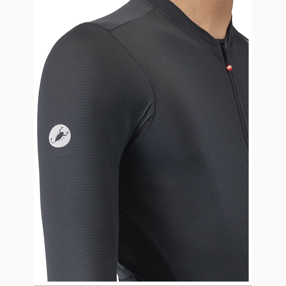 Castelli Espresso 2 fietsshirt lange mouwen grijs, foto 3