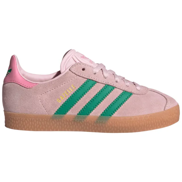 Adidas Originals Gazelle suède sneakers - roze/groen, foto 2