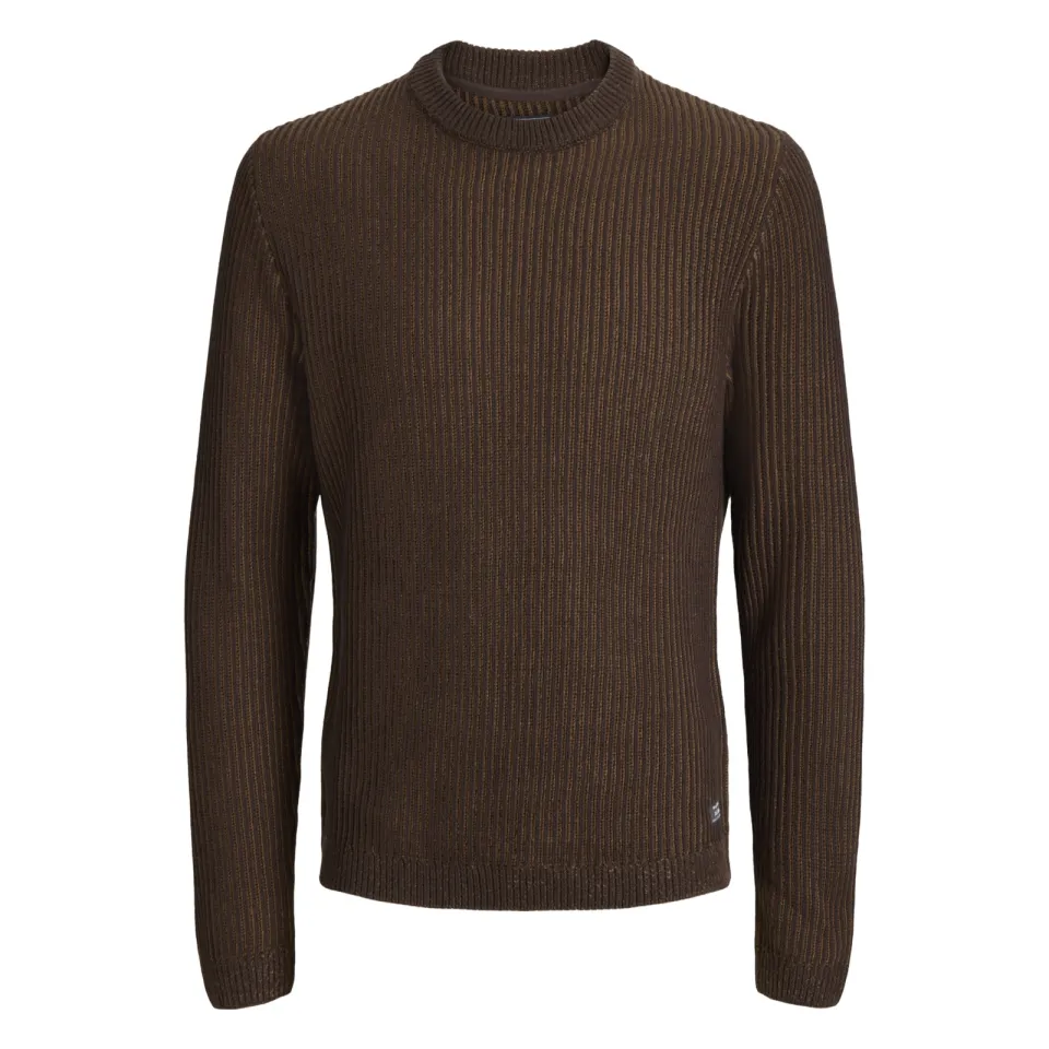 Jack & Jones ESSENTIALS regular fit gebreide trui - cocoa, foto 2