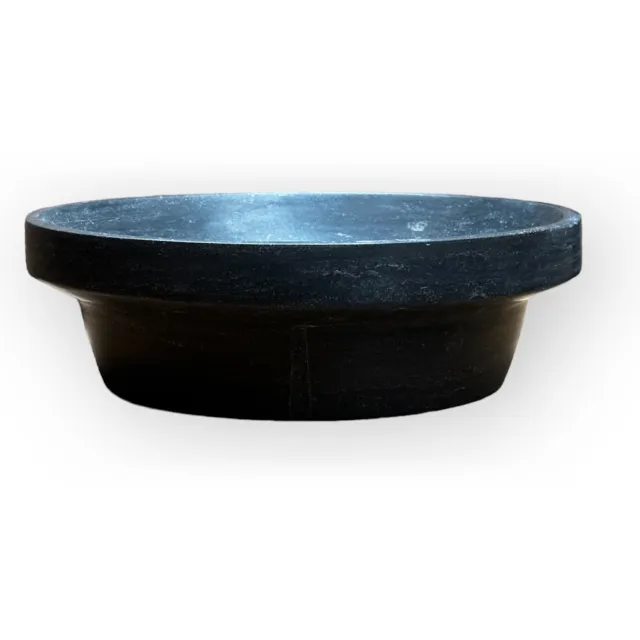 Casajoy Waskom Casajoy Bold 40x12cm Natuursteen Rond Zwart