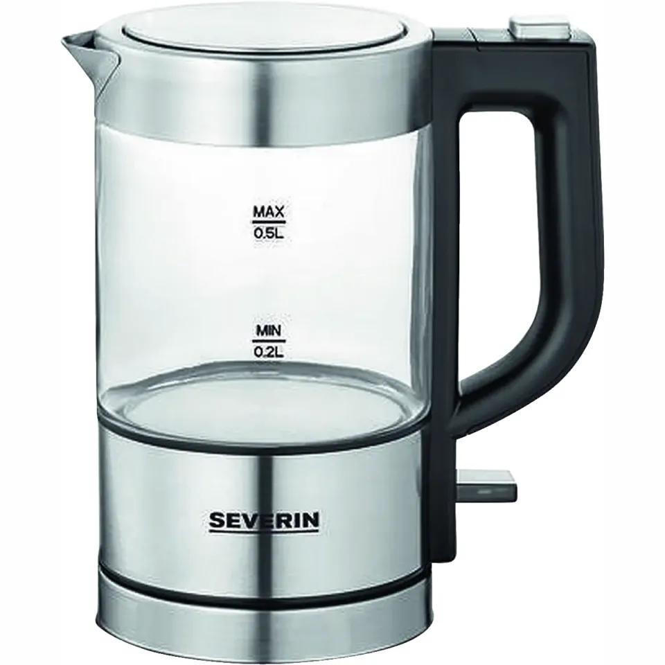 Severin WK3472 waterkoker RVS-glas, foto 2