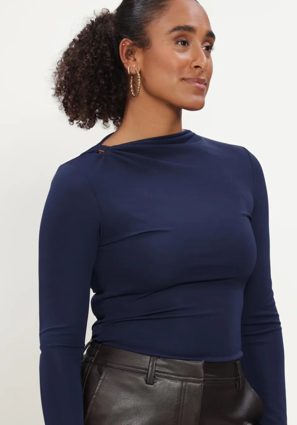 Freebird Tana top donkerblauw, foto 4