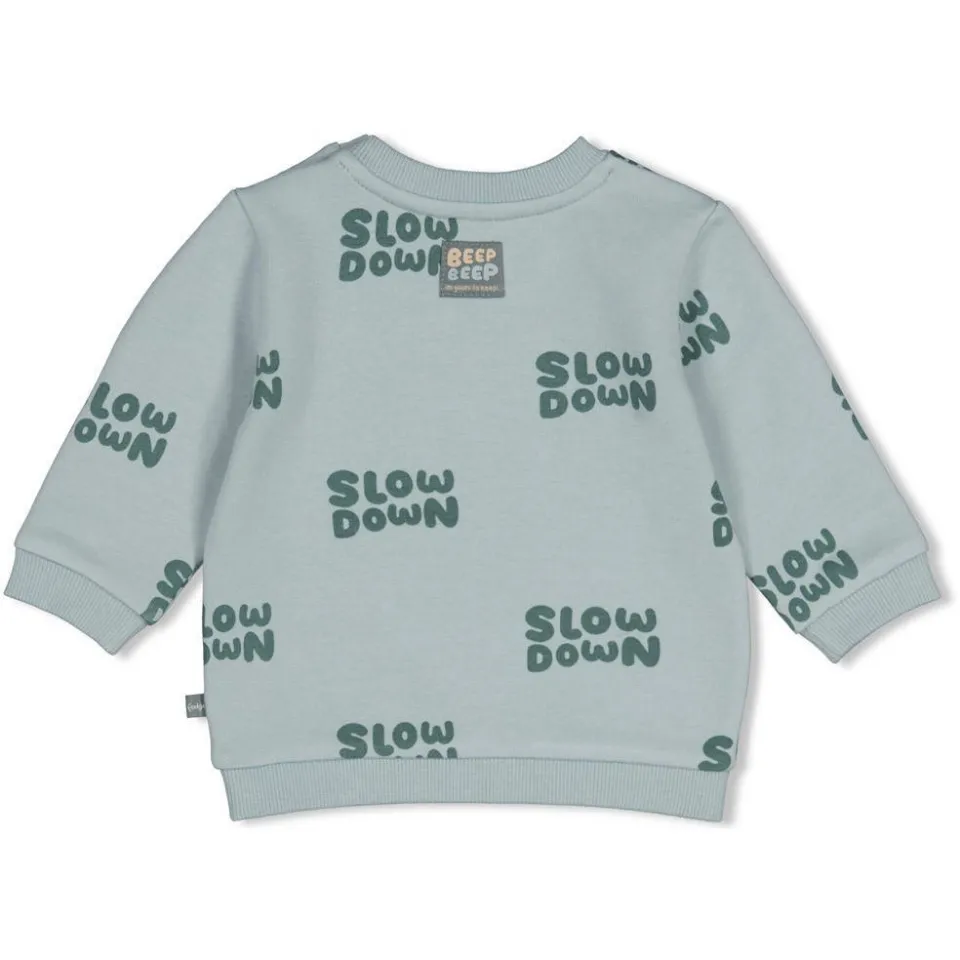 Feetje sweater Beep Beep mintgroen/groen, foto 2