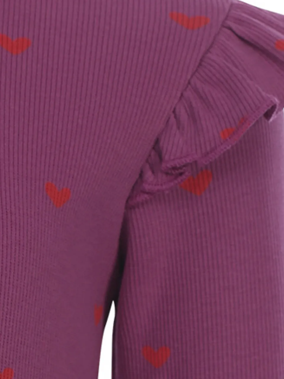 LOOXS little aansluitende longsleeve paars, foto 6