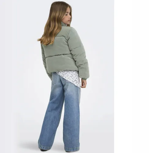 Only corduroy winterjas lichtgroen, foto 5