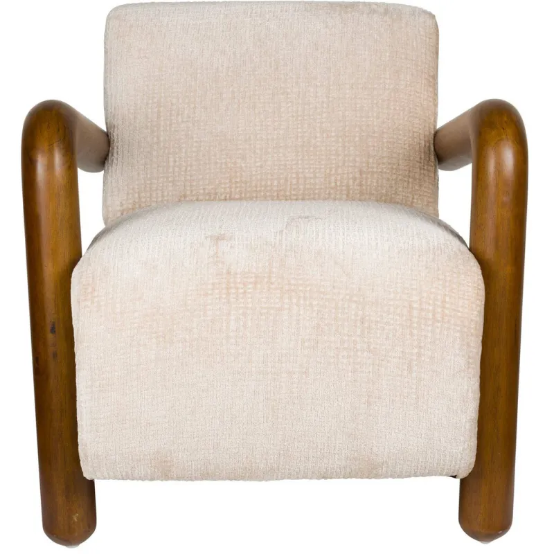 Dutchbone Lounge Chair Robinson beige, foto 2