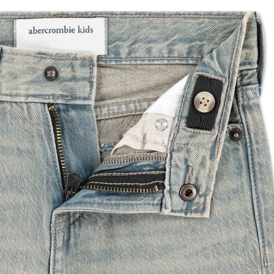 Abercrombie & Fitch baggy jeans - lichtblauw, foto 3