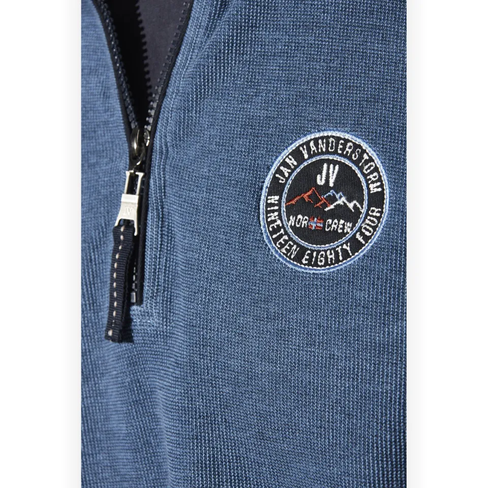 Jan Vanderstorm sweater MARKWARD Plus blauw, foto 5