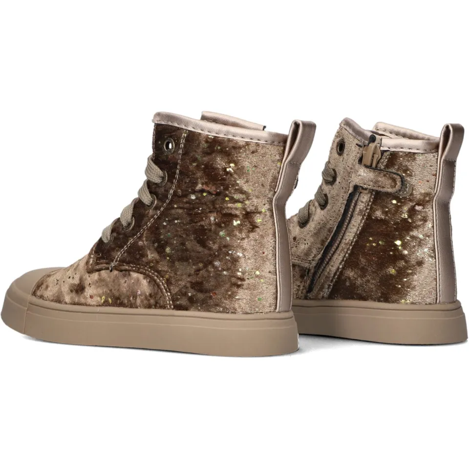Shoesme Veterschoen Hoog goudkleur, foto 7