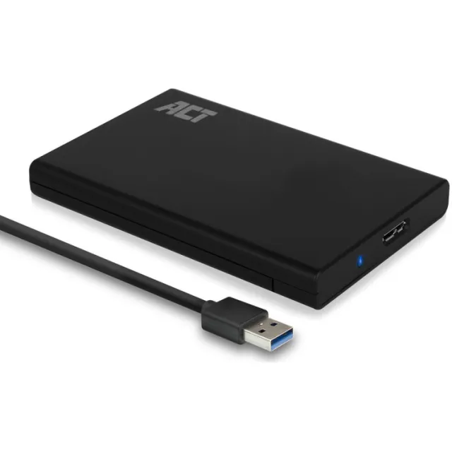 ACT AC1215 2,5 inch SATA behuizing zwart