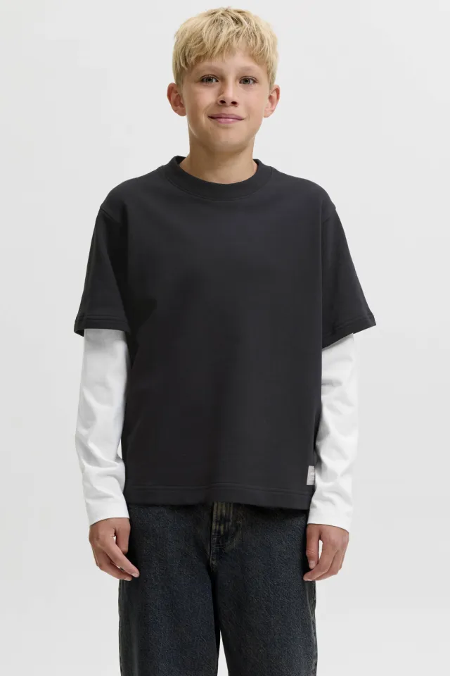 Jack & Jones Junior longsleeve zwart, foto 5